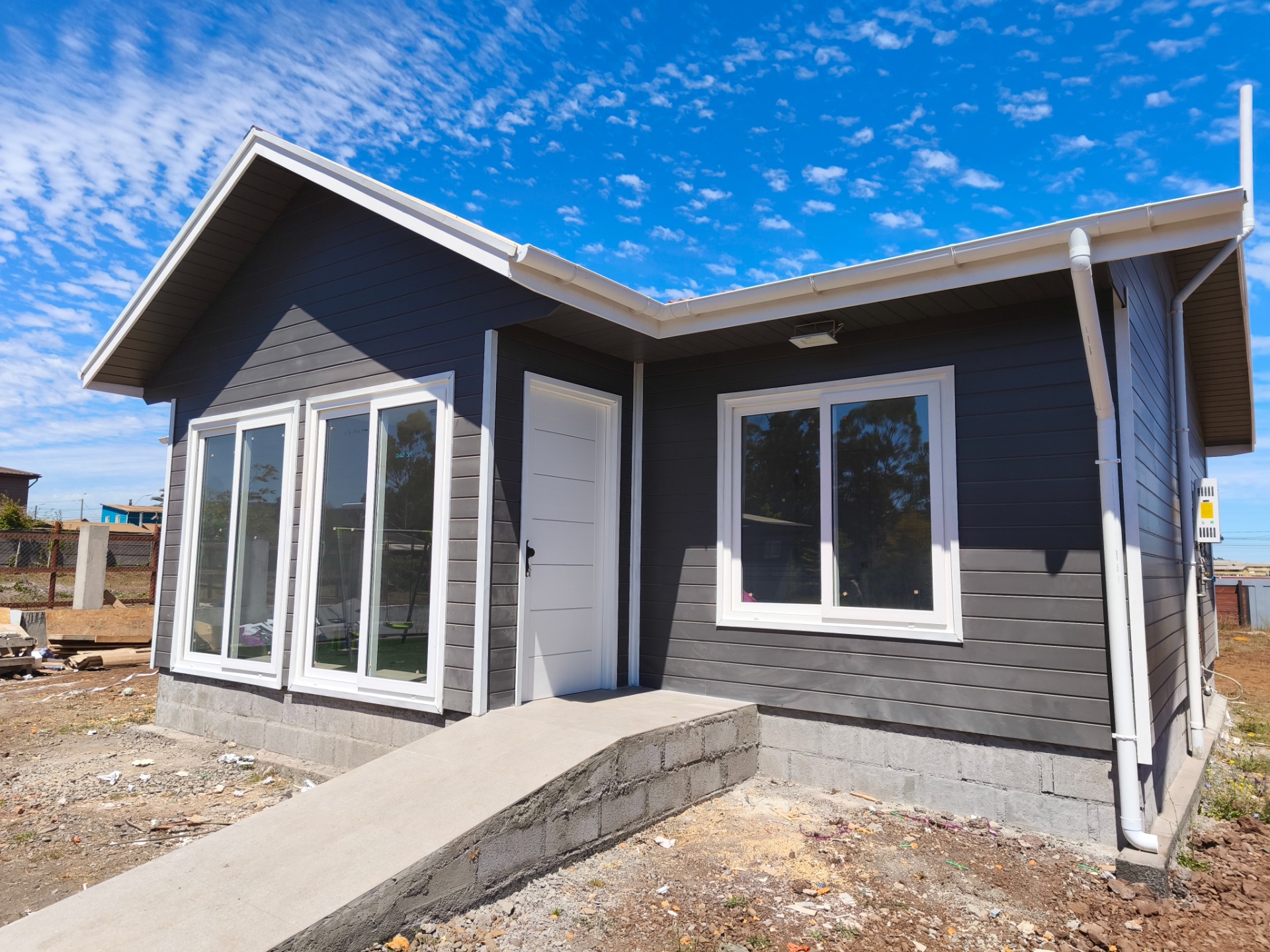 Casa realizada en color blanco
